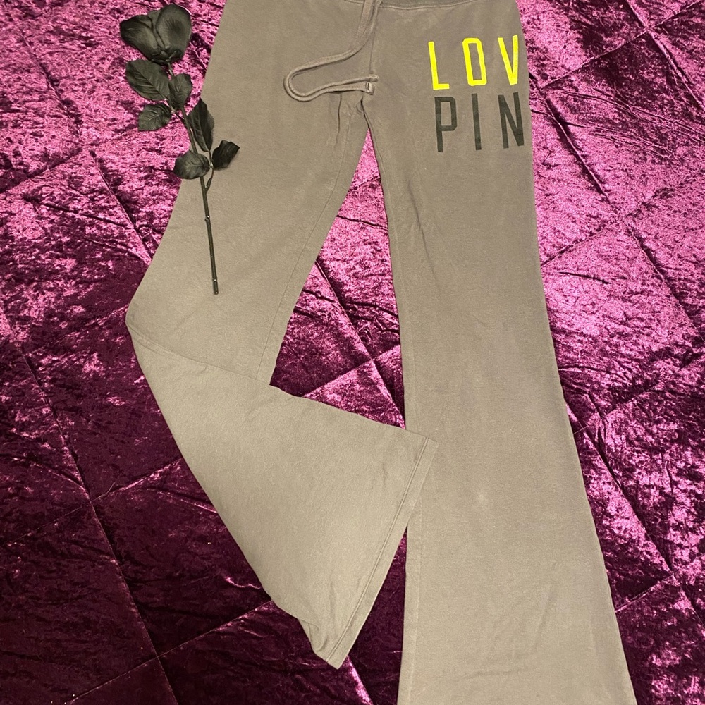 PINK flare sweatpants